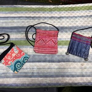 Colorful Patterned Women's Bags Set